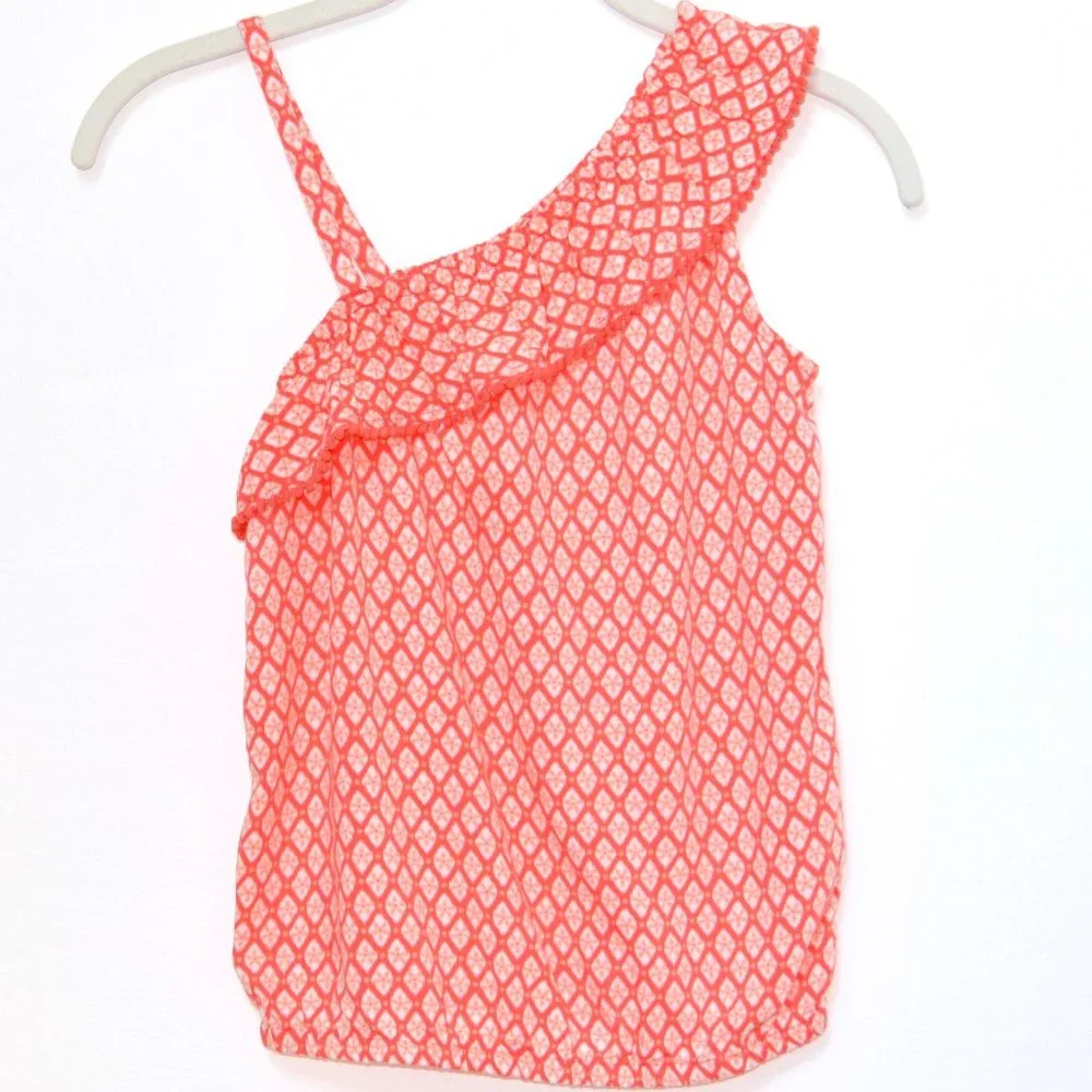 Gymboree Off-the-Shoulder Pompom Fringe Top - Size 10